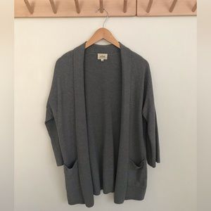 WILFRED Small Grey knit wool cardigan